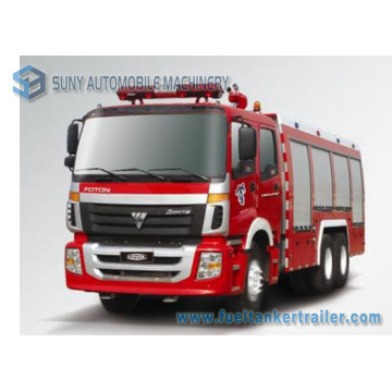 Foton 12000L 3axles Water and Foam Tank Fire Fighting Truck